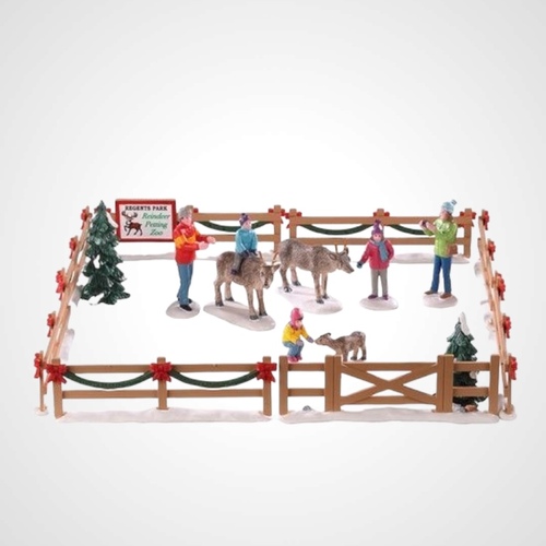 Lemax Reindeer Petting Zoo, Set of 17-Avail Aug 2024