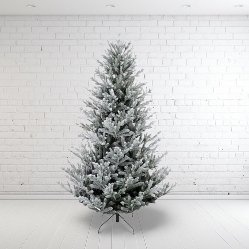 10 Foot Regal Fir Flocked Christmas Tree
