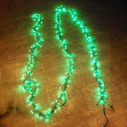 10M Green LED Firecracker String 