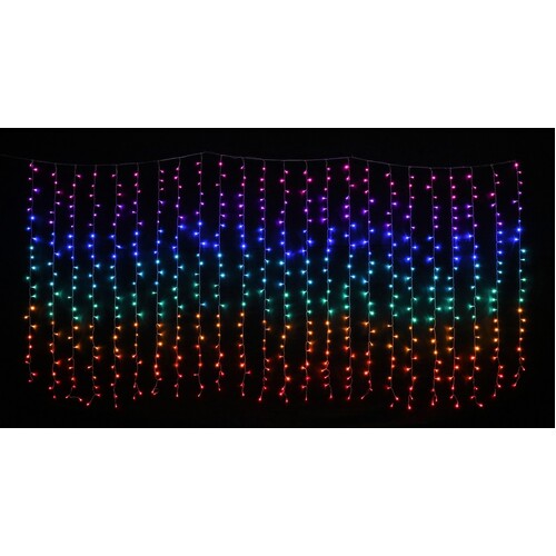 LED Rainbow Curtain 3.6m x 1.8m  Light - taking orders for 2024
