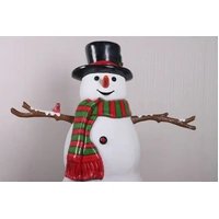 Resin Snowman with Presents 