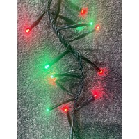 10M Red and Green Cluster Firecracker String