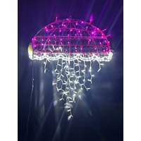 2D Ocean Jelly Fish Rope Light Motif