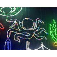 RGB Octopus Rope Light Motif