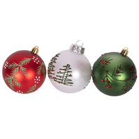 8cm White Shatterproof Bauble