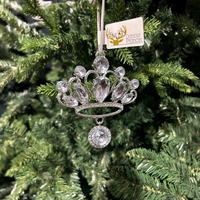 Crystal Crown Tree Ornament