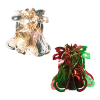 30cm Hanging Foil Bell Red/Green