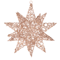 50cm Glitter Wire Celestial Star B/Op