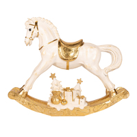 Deluxe Christmas Rocking Horse w/Gift