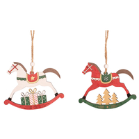 Red Rocking Horse Ornament