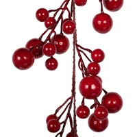 180cm Red Berry Garland