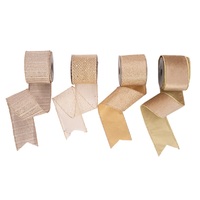 63mm Champagne Plain Ribbon (P)