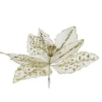 Gold Sheer Poinsettia 30cm