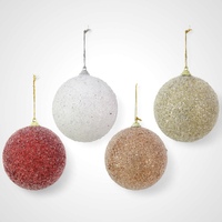 8cm Champagne Sugar Bauble - AVAIL OCT 2024