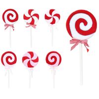 Giant Velvet Candycane Lollipop E - AVAIL OCT 2024
