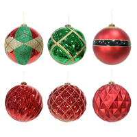 15cm Fancy Jumbo Baubles (Green Gold)- AVAIL OCT 2024