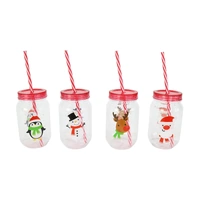 Penguin Screw Top Cup w/Straw 