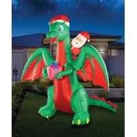 Airpower Santa on Dragon 270cm high