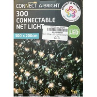 Warm White Connectable Net -3m x 2m  