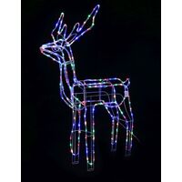 Multi LED Tubelight Standing reindeer - avail October 24