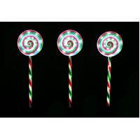 3 Peppermint Lollipops 70cm