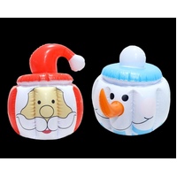 Inflatable Snowman Drink  Cooler -avail October 2024