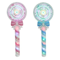 Light Up Blue Lollipop Spinner 