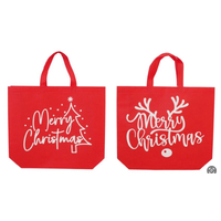 Red Print Shopping Bag M/C/Tree - AVAIL OCT 2024