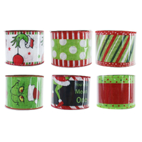 60mm Grinch Spots Ribbon 2.7m  - PREORDER