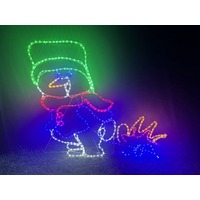 Toasty Snowman Rope Light Motif