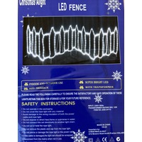 White  Picket Fence  Rope Light Motif