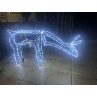 3D Feeding Reindeer with Motor Rope Light Motif