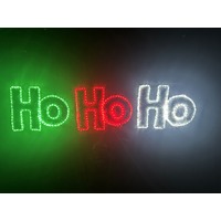 Tinsel HOHOHO Rope Light Motif