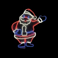 Neon Santa Rope Light Motif 