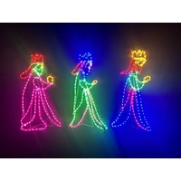 Small 3 Wisemen Rope Light Motif