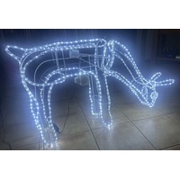 3D Feeding Reindeer with Motor Rope Light Motif