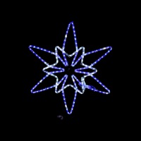 64cm White/Blue North Star Motif 