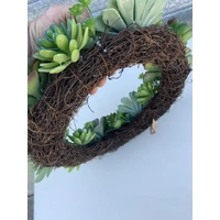 Succulent Christmas Wreath