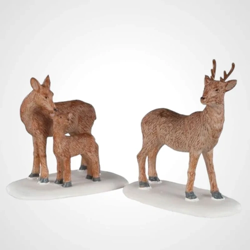 Lemax Deer Family, Set of 2 