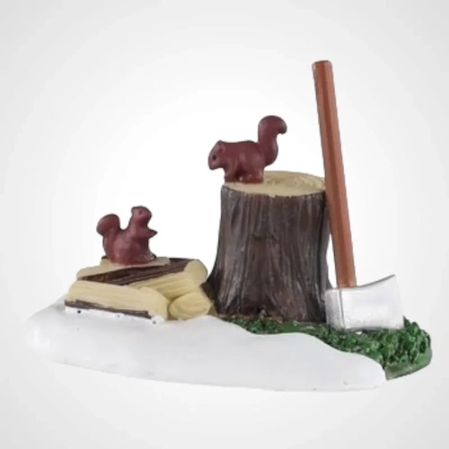 Lemax Axe and Logs