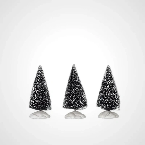 Lemax Bristle Tree - set of 3 (mini)