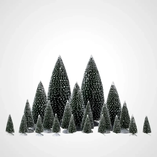 Lemax 21 Boxed Assorted Pine Trees