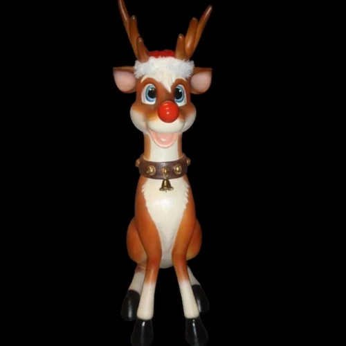 Sitting Funny Reindeer 