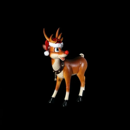 Resin Standing Reindeer