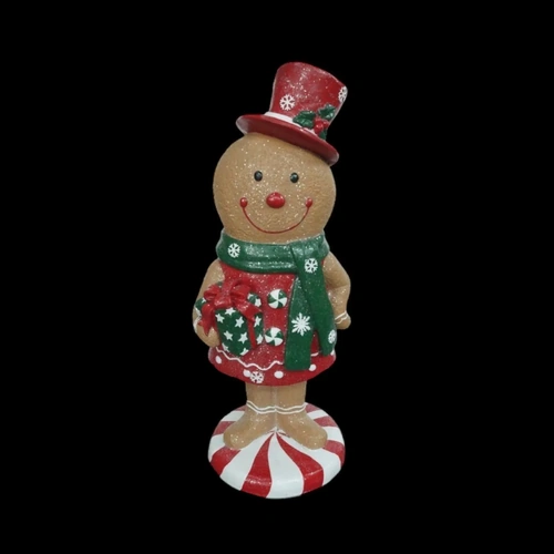 93cm Resin Peppermint Candy Gingerbread Girl 