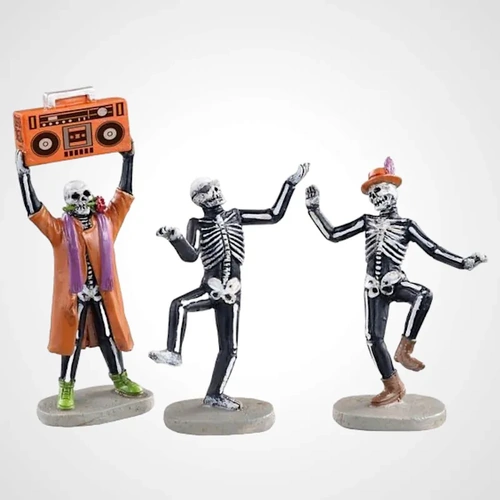 Lemax Jitterbones Dance Party - set of 3 