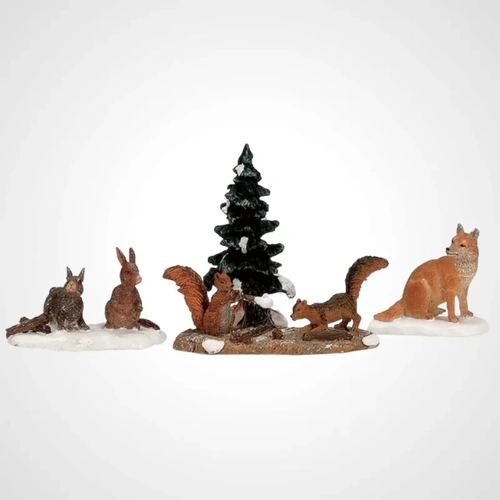 Lemax Woodland Animals, Set of 4 