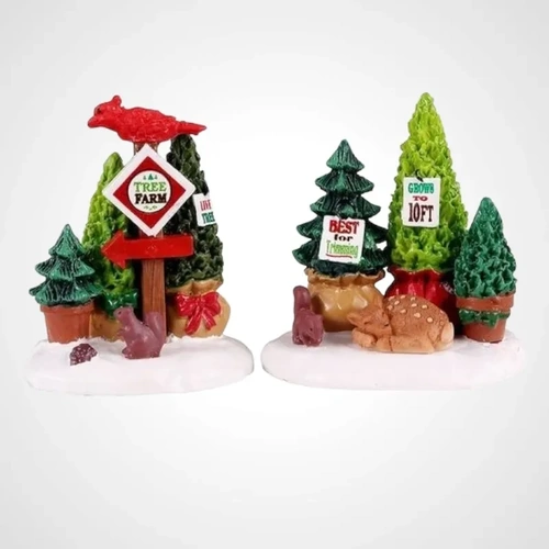 Lemax Tree Farm Display, Set of 2  