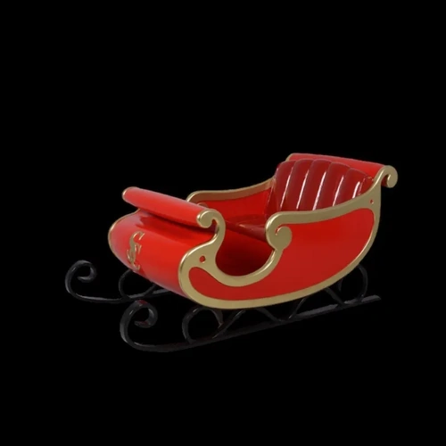 Deluxe Jumbo Santa Sleigh