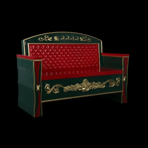 Large Resin Christmas Bench 